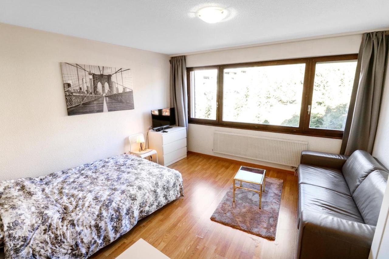 Studio Cosy Au Centre De Кран-Монтана Экстерьер фото