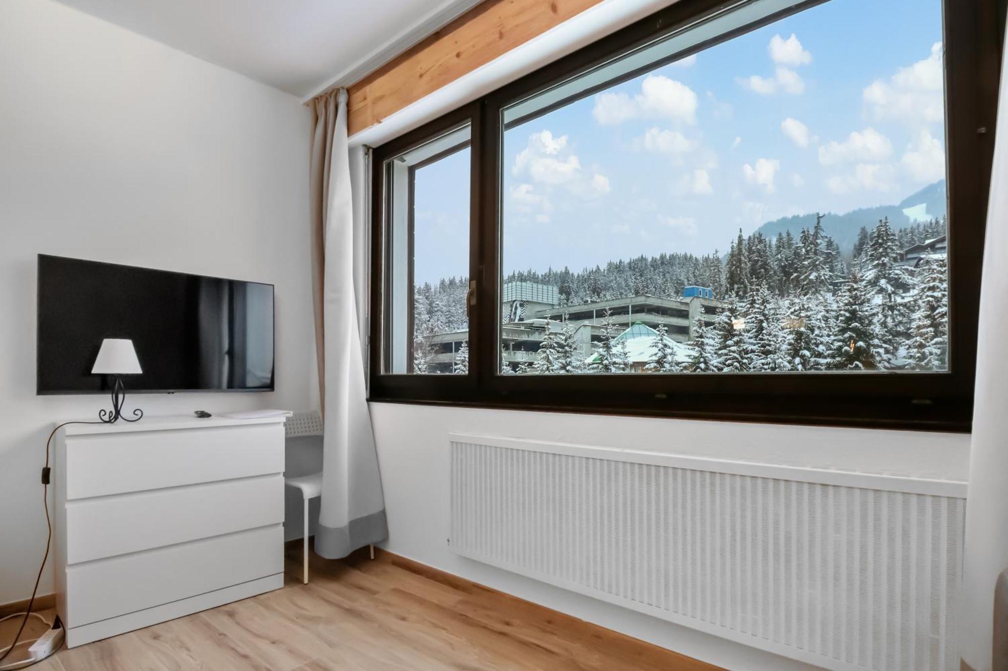 Studio Cosy Au Centre De Кран-Монтана Экстерьер фото