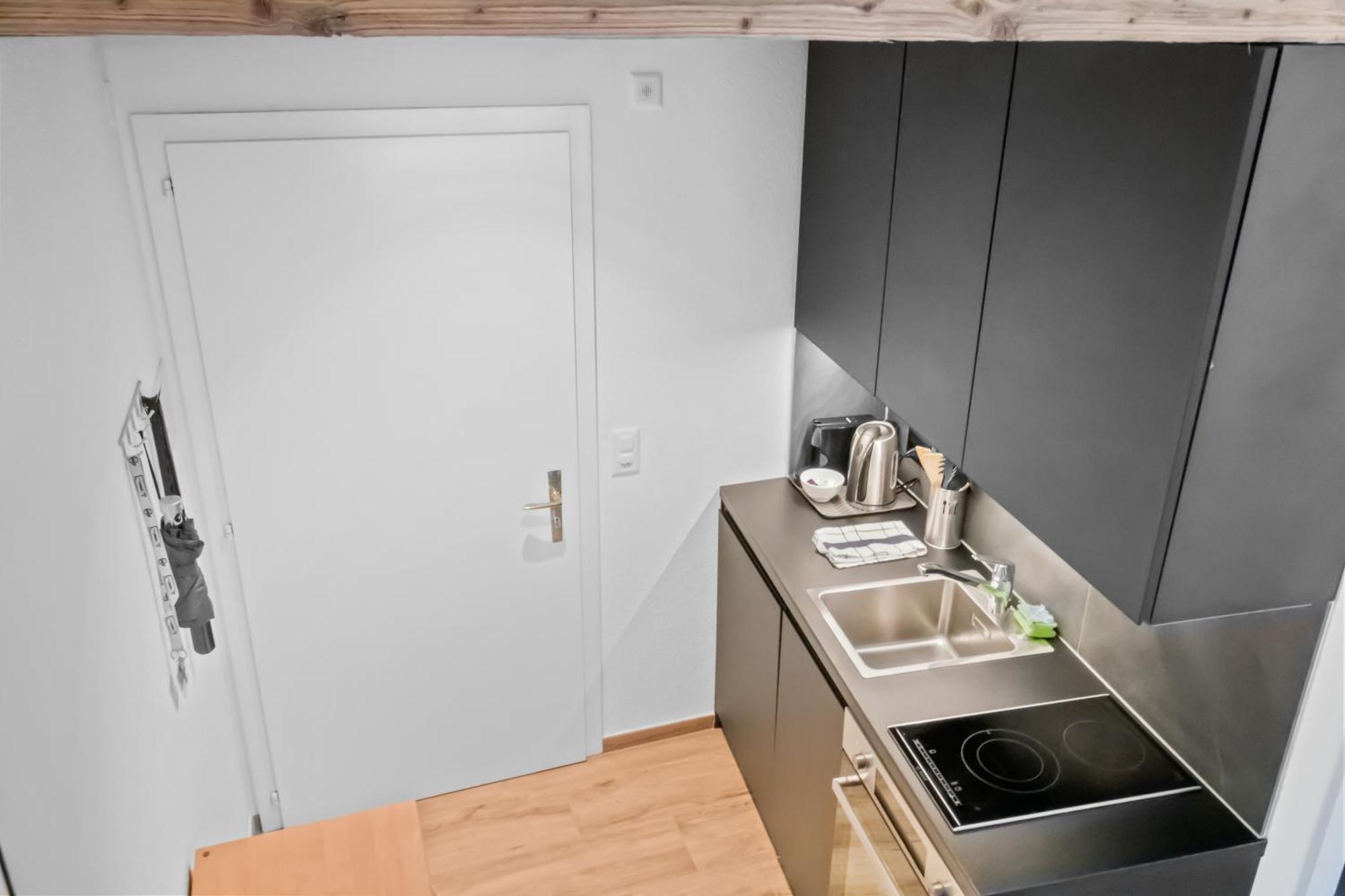 Studio Cosy Au Centre De Кран-Монтана Экстерьер фото